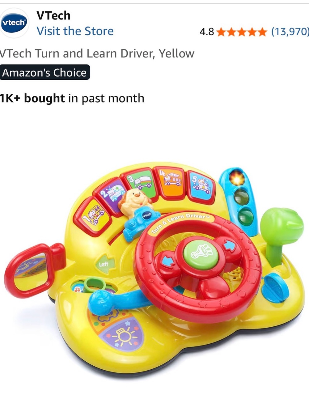 Turn and Learn Driver Toy